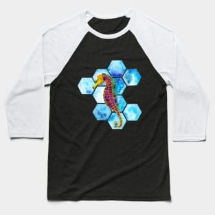 Hex Seahorse Baseball T-Shirt